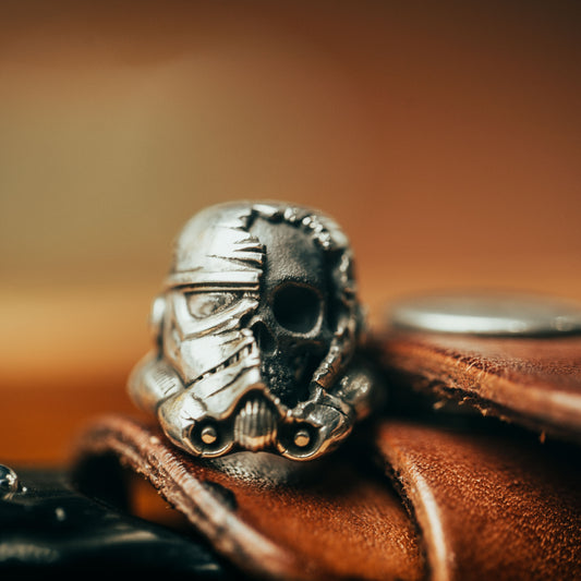 Stormtrooper Skull Sterling Silver Pendant
