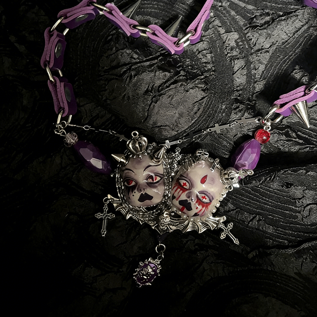 Purple Blood Twin Ritual Choker