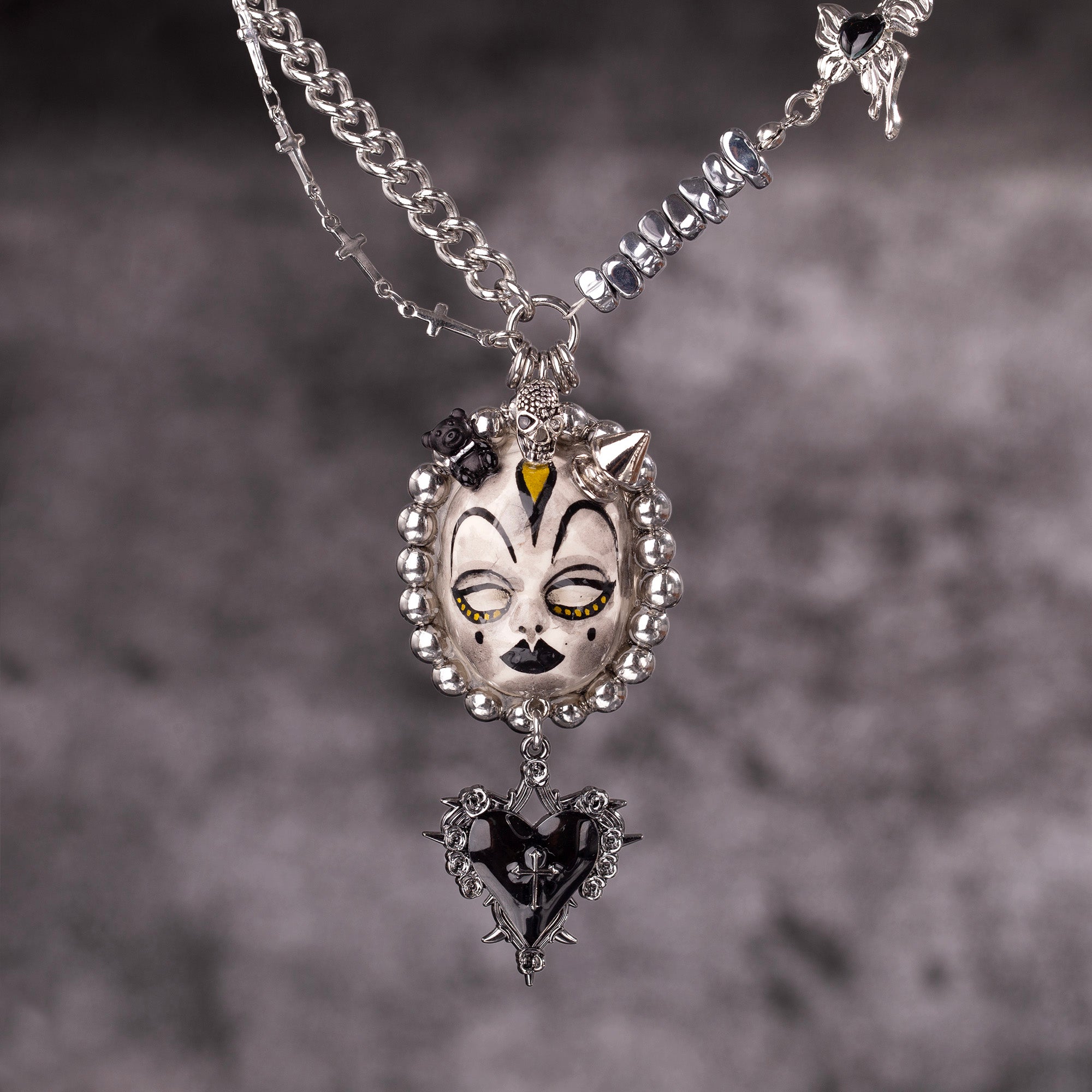 Black Heart Nightmare Slumber Necklace