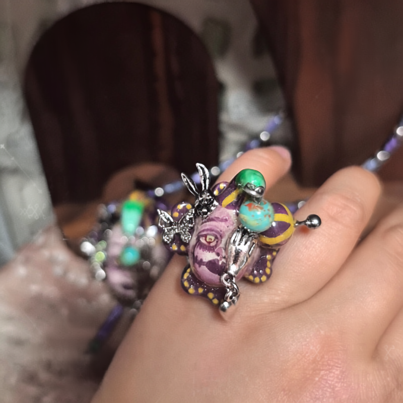Dark Circus Clown Ring