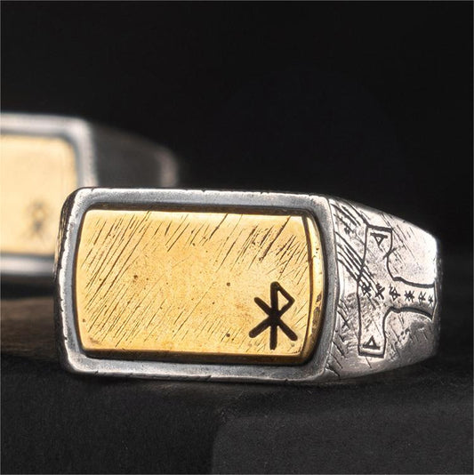 Viking Thor's Hammer Ring-Vrafi Jewelry