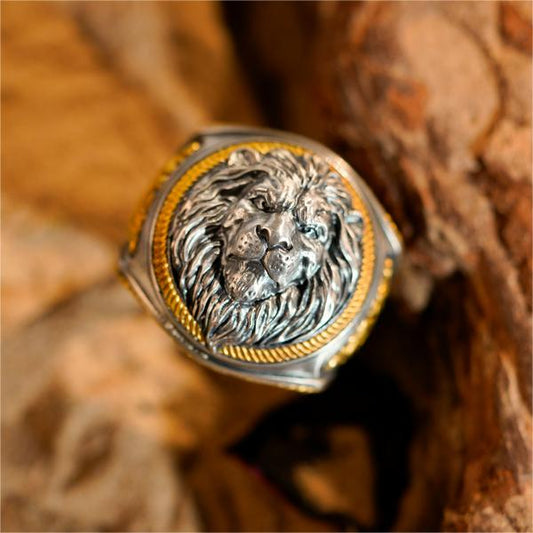 King Arthur Golden Lion Ring