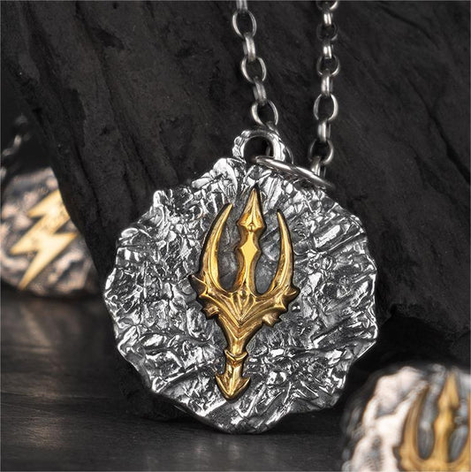Poseidon Icefury Silver Necklace -Vrafi Jewelry