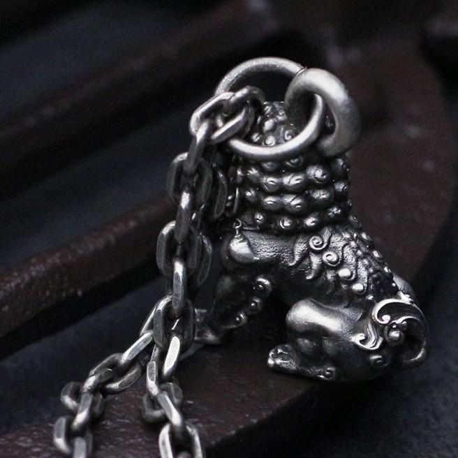 Lion 925 Silver Pendant Sunro Raven