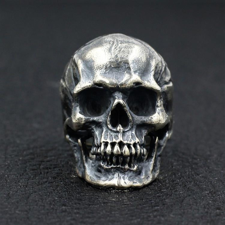 Vintage Skull Sterling Silver Ring – Sunro Raven