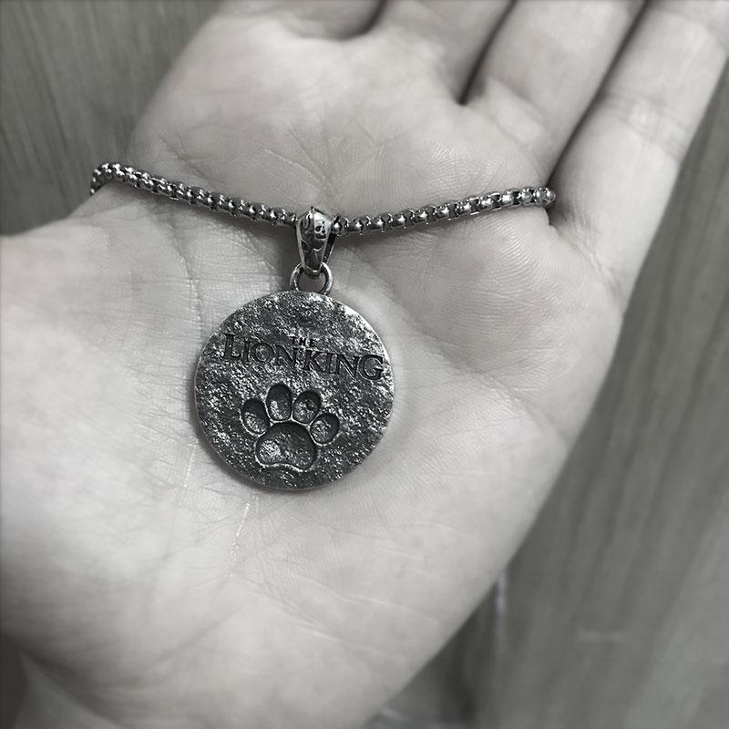 The Lion King Silver Pendant Sunro Raven