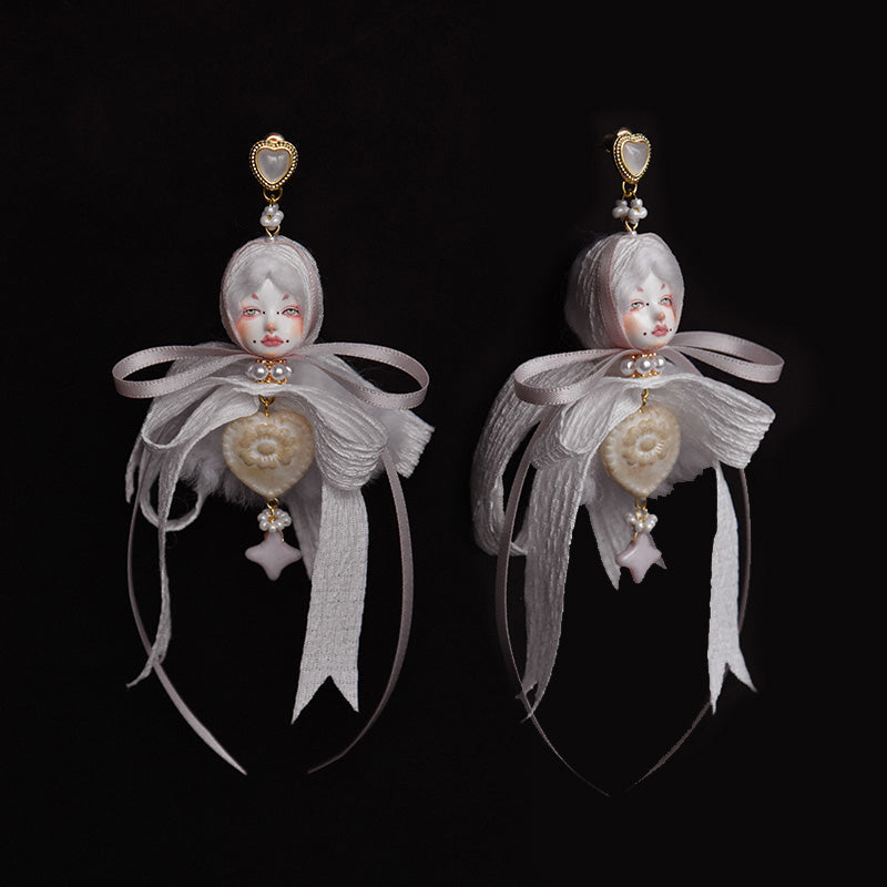 Vintage Lace Alice Doll Earrings