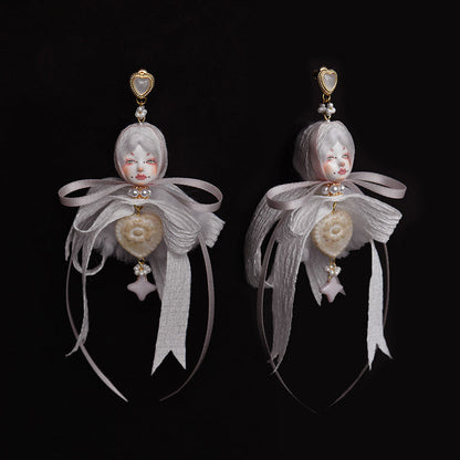 Vintage Lace Alice Doll Earrings
