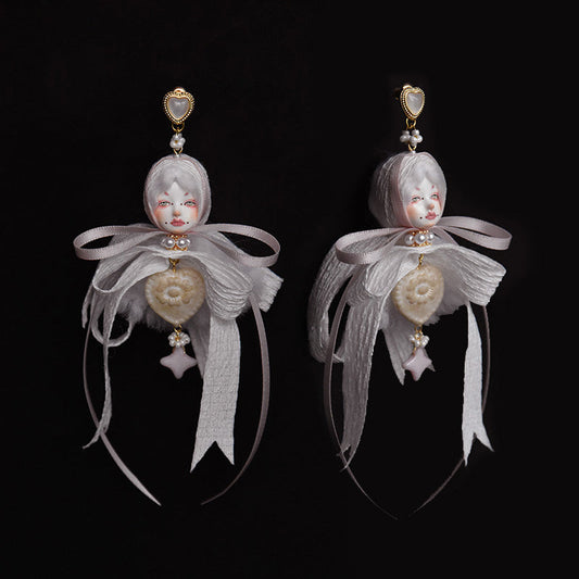 Vintage Lace Alice Doll Earrings