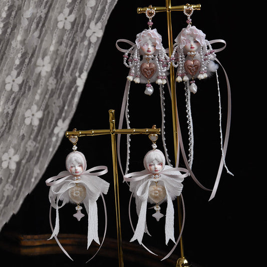 Vintage Lace Alice Doll Earrings