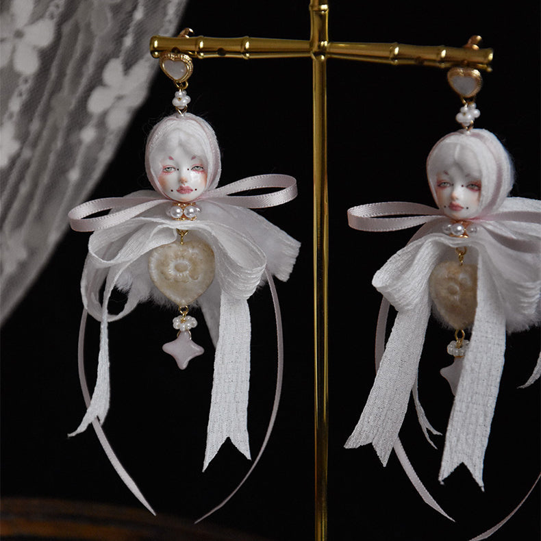 Vintage Lace Alice Doll Earrings