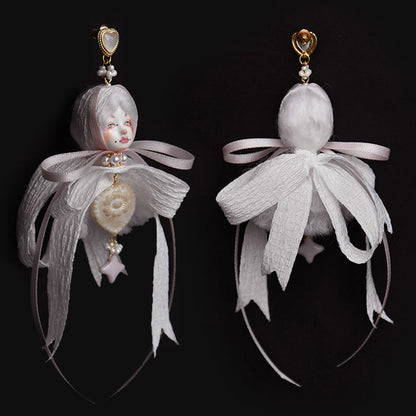 Vintage Lace Alice Doll Earrings
