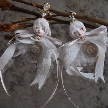Vintage Lace Alice Doll Earrings