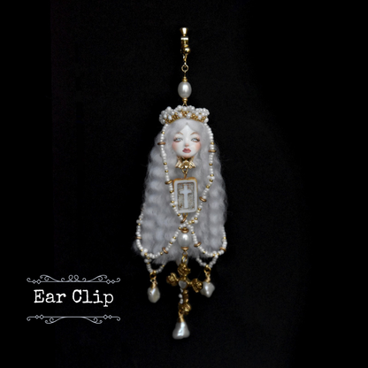 Handcrafted Vintage Baroque Salome Doll Earrings