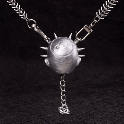 Futuristic Punk Titanium Steel Bone Chain