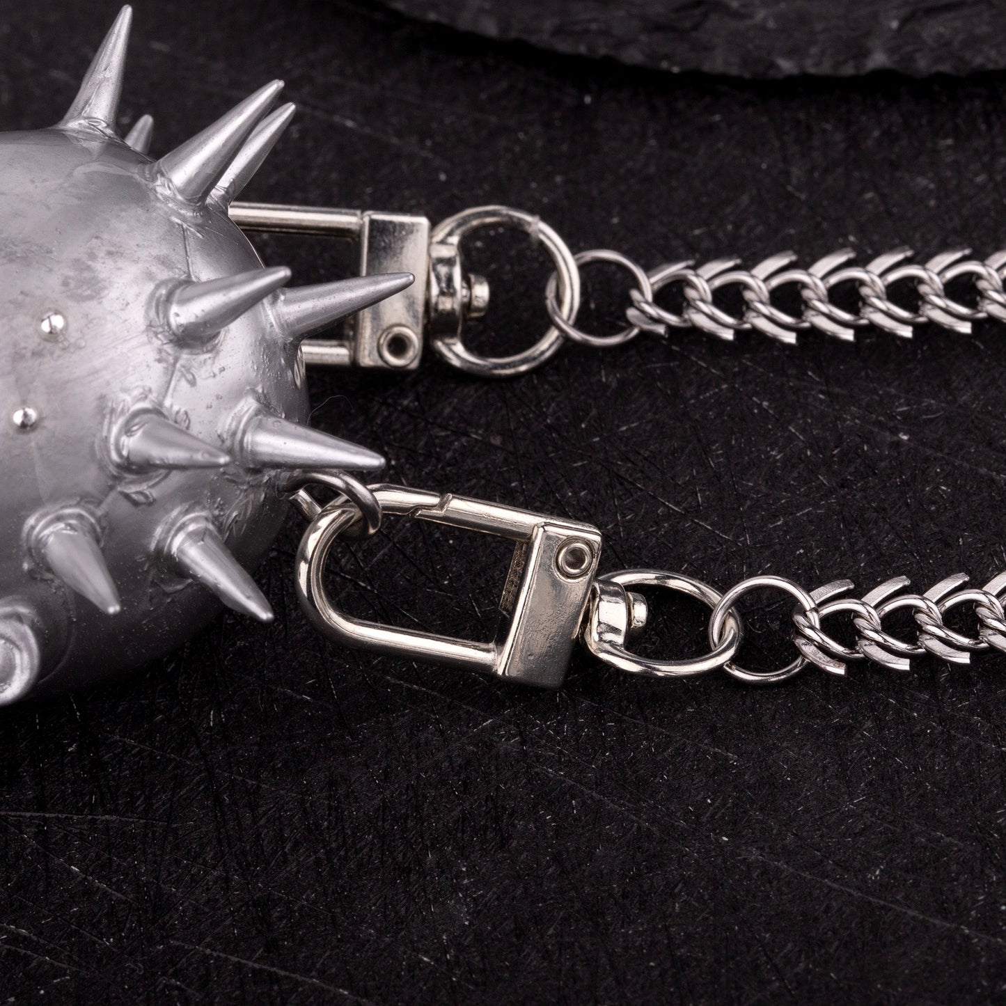 Futuristic Punk Titanium Steel Bone Chain