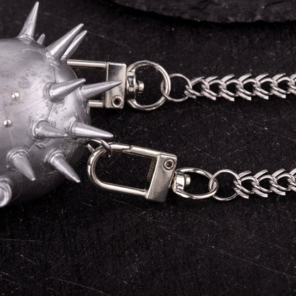 Futuristic Punk Titanium Steel Bone Chain