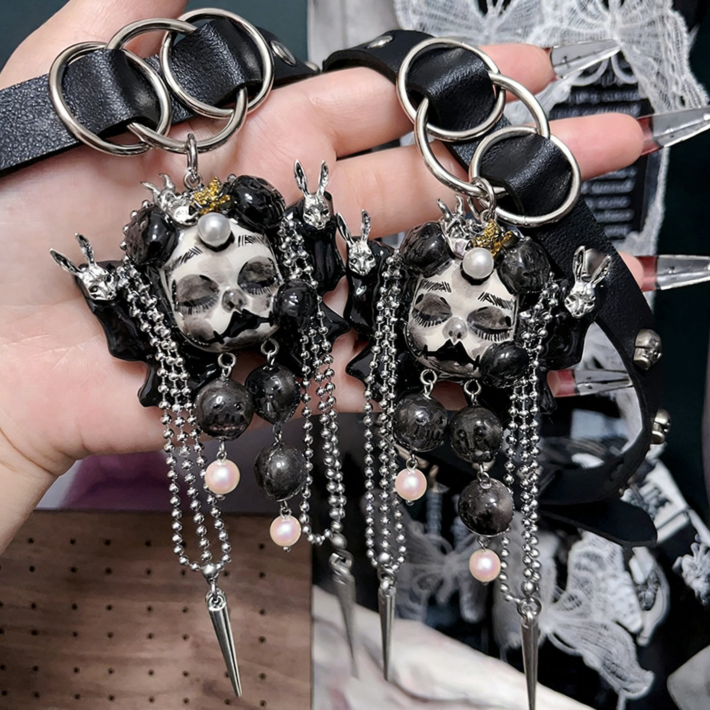Shadow Puppet Dark Doll Necklace＆Choker