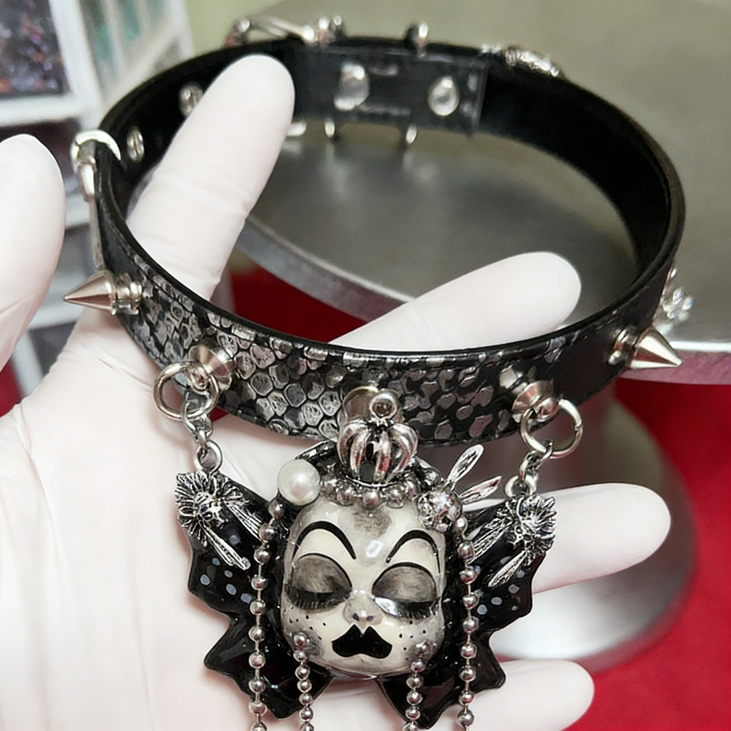 Butterfly Crown Tear Choker