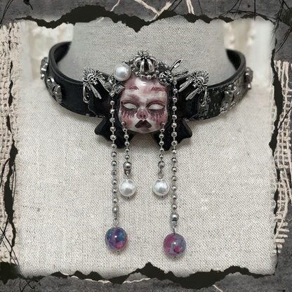 Butterfly Crown Tear Choker