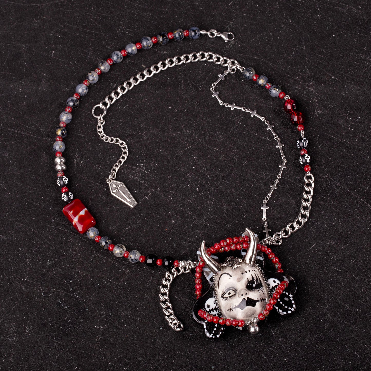 Dark Graffiti Necklace