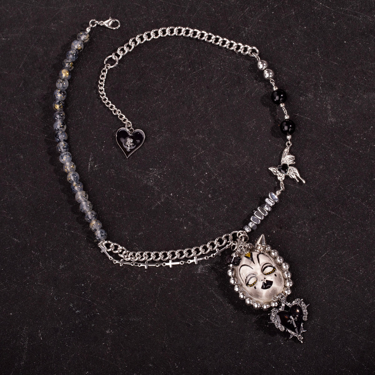 Black Heart Nightmare Slumber Necklace