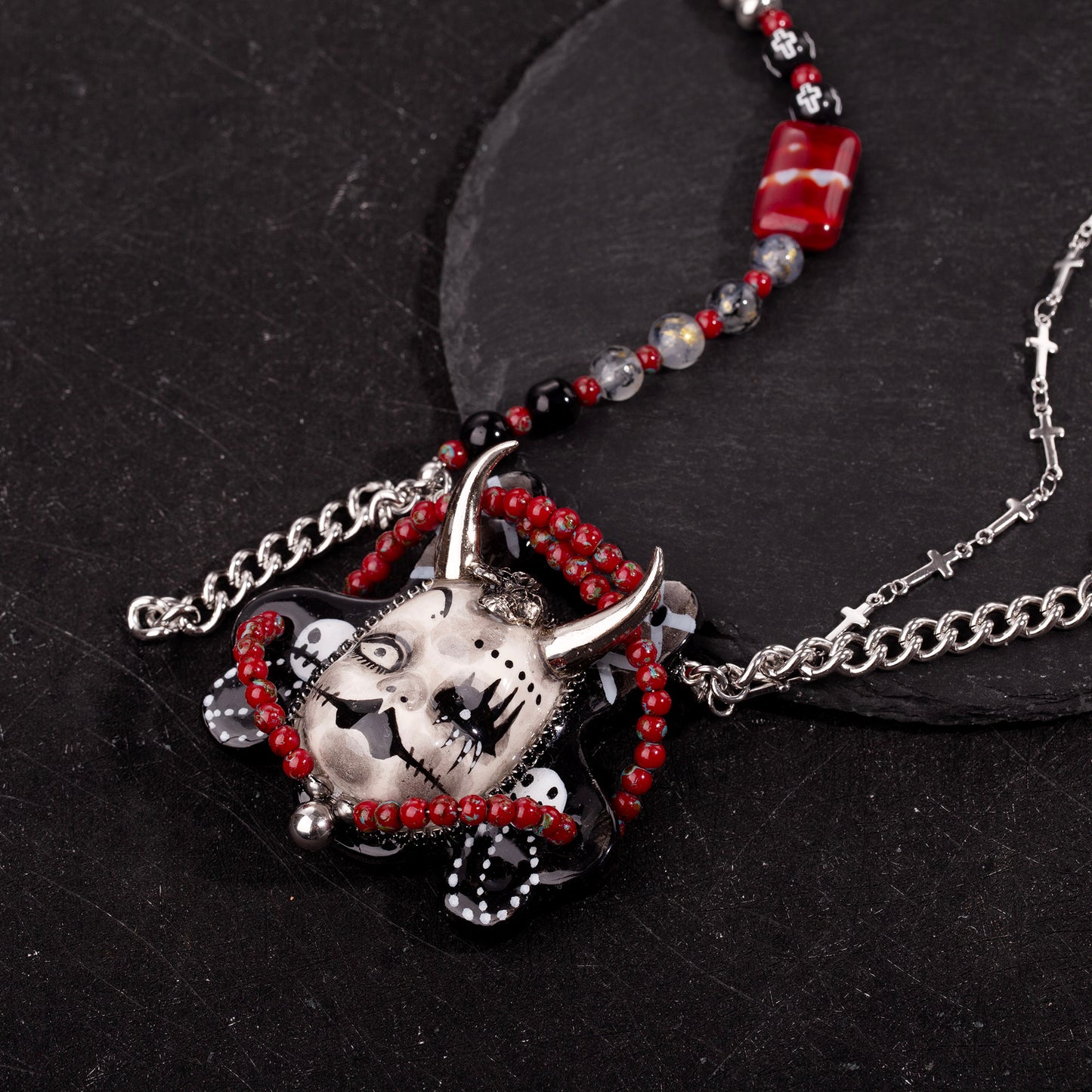 Dark Graffiti Necklace