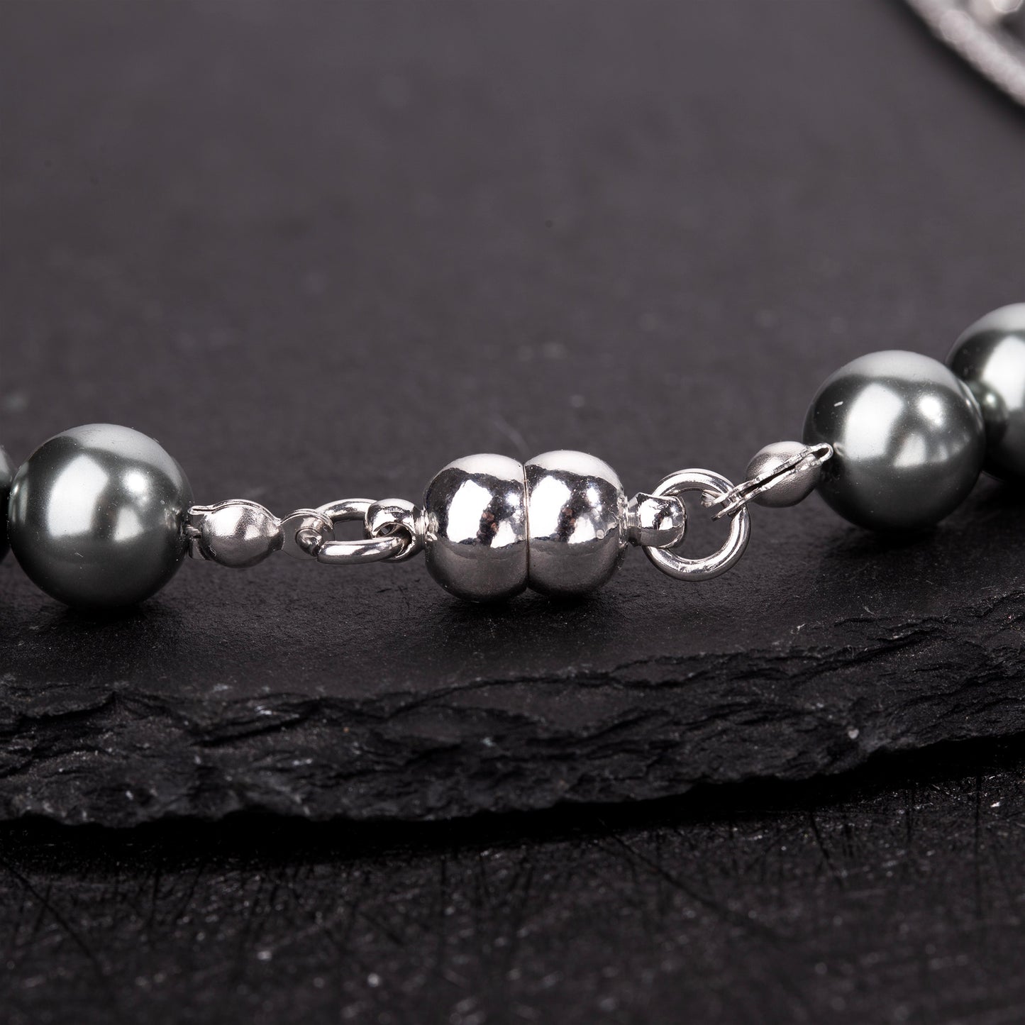 Black Spider Silver Wing Necklace