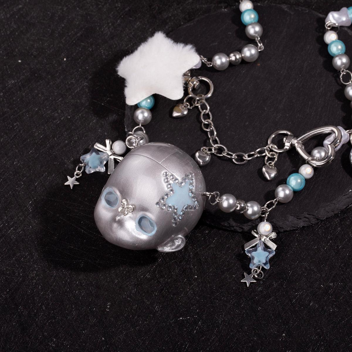 Y2k Dream Baby Head Necklace