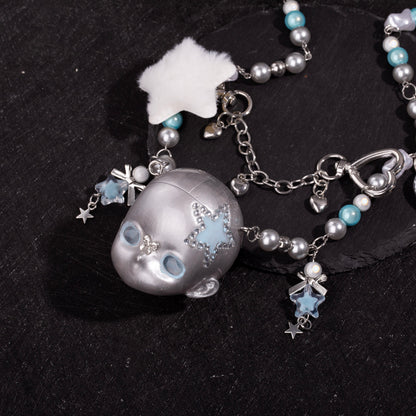 Y2k Dream Baby Head Necklace