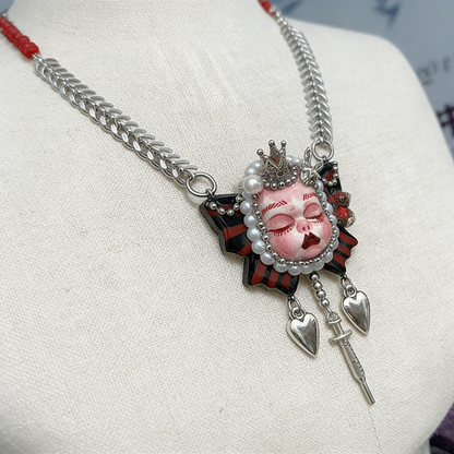 Handmade Dark Doll Necklace＆Choker