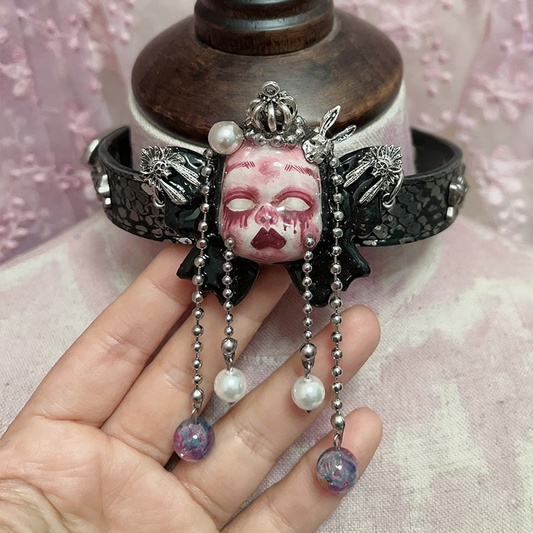 Butterfly Crown Tear Choker