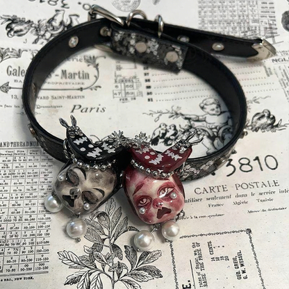 Twin Crying Bunnies Choker