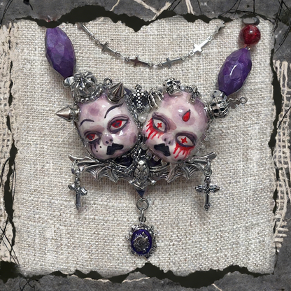 Purple Blood Twin Ritual Choker