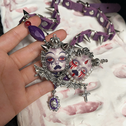 Purple Blood Twin Ritual Choker