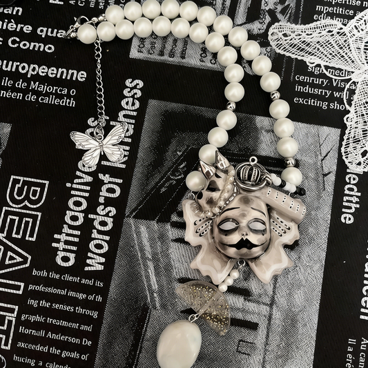 Silver Slumber Beast Necklace