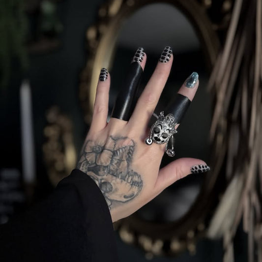 Skull Butterfly Bell Ring