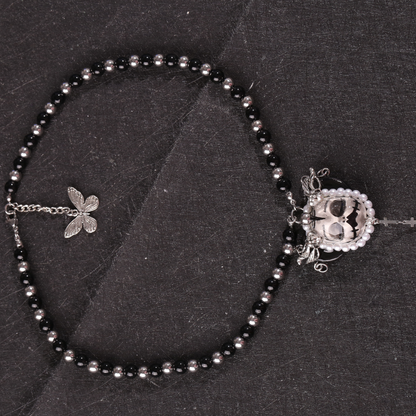 Black & Silver Gothic Necklace
