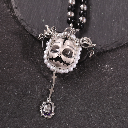 Black & Silver Gothic Necklace