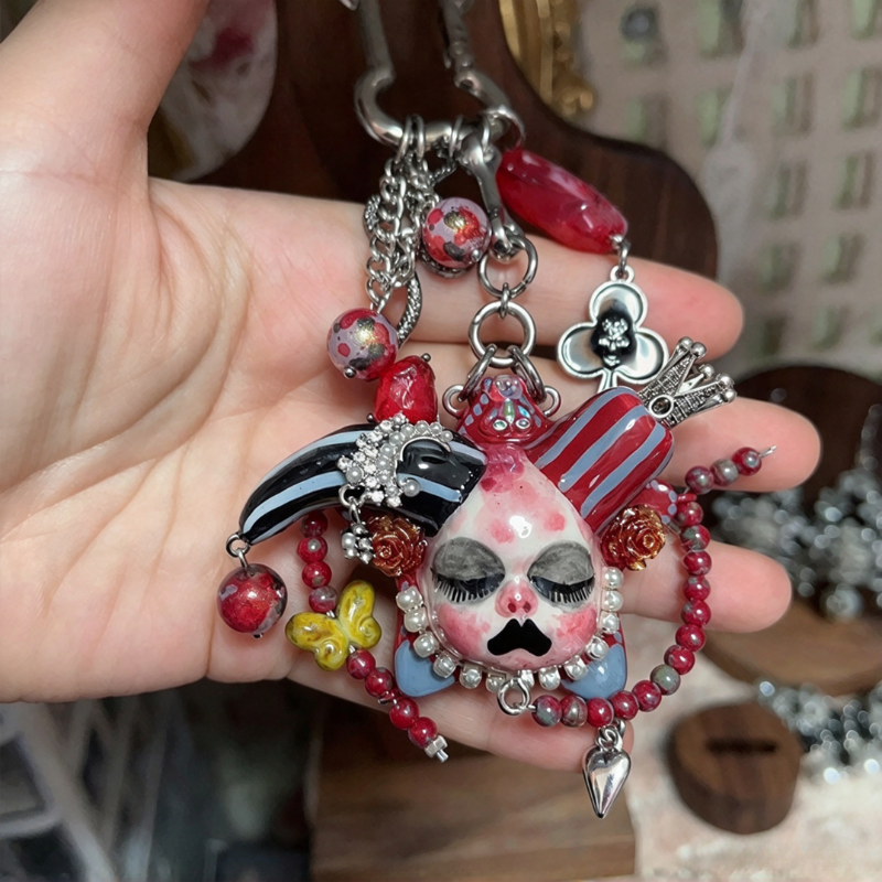 Crimson Circus Nightmare Bag Charm