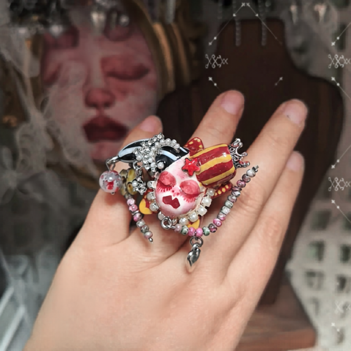 Crimson Circus Nightmare Ring