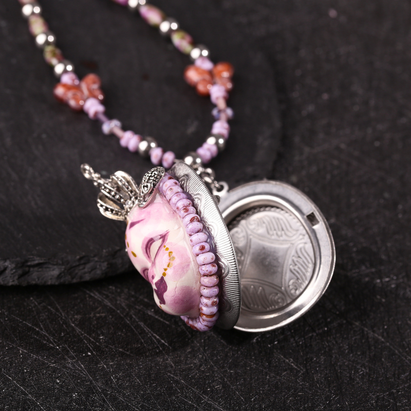 Crown Gothic Doll Necklace