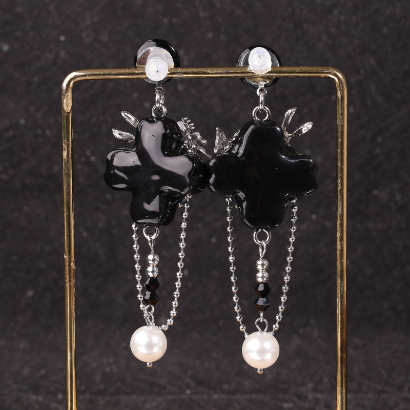 Dark Gothic Sleeping Doll Earrings