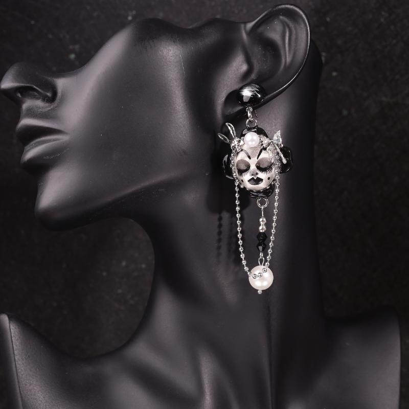 Dark Gothic Sleeping Doll Earrings