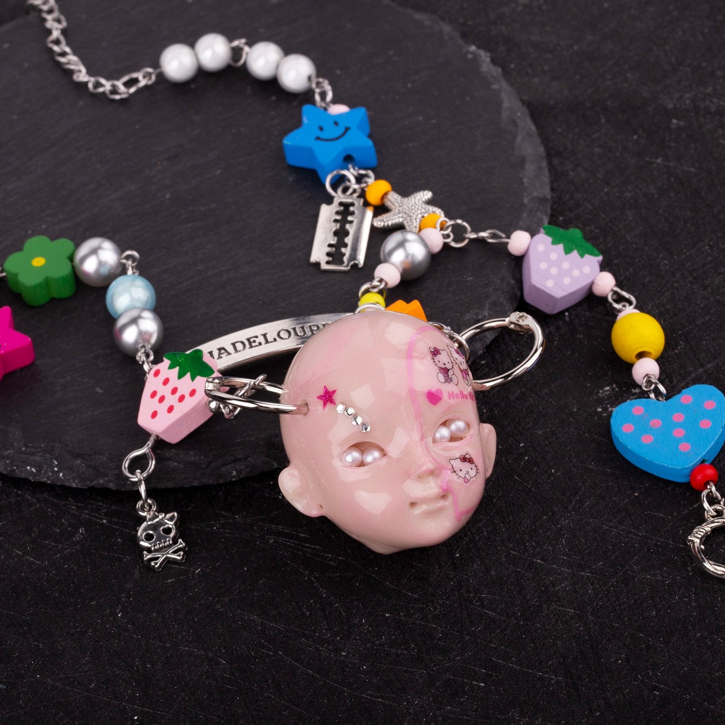 Dopamine Doll Head Necklace