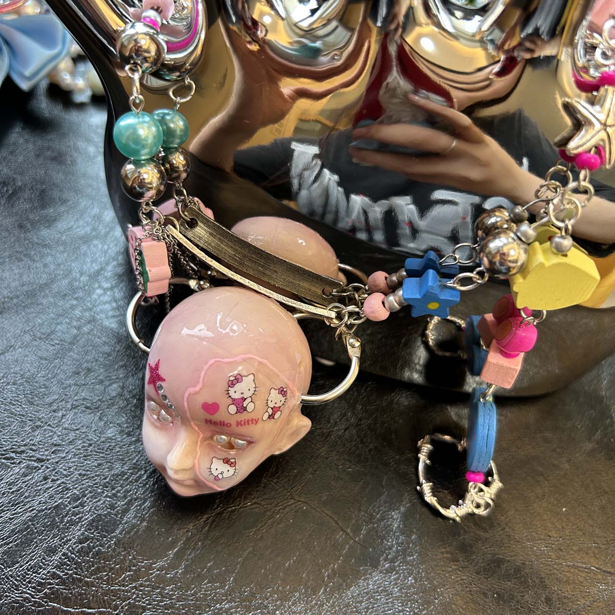 Dopamine Doll Head Necklace