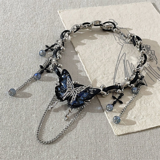 Intricate Butterfly Choker