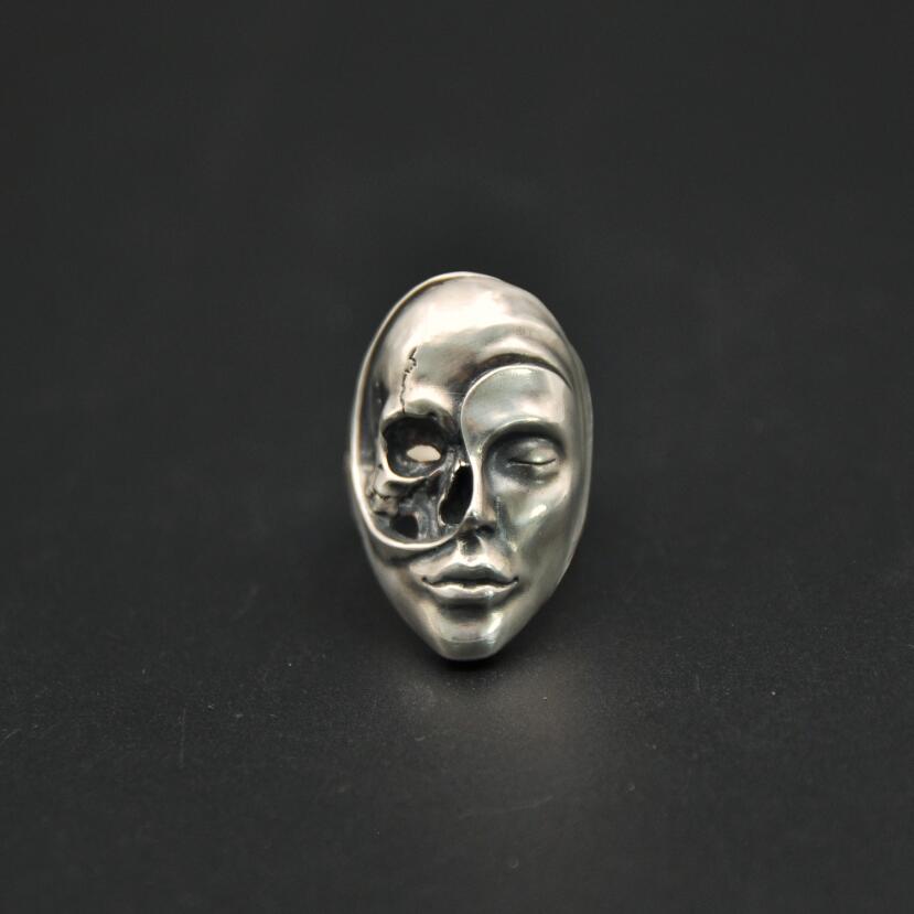 Life and Death Silver Ring