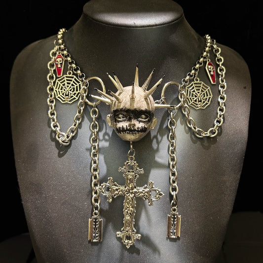 Gothic Punk Cross Necklace