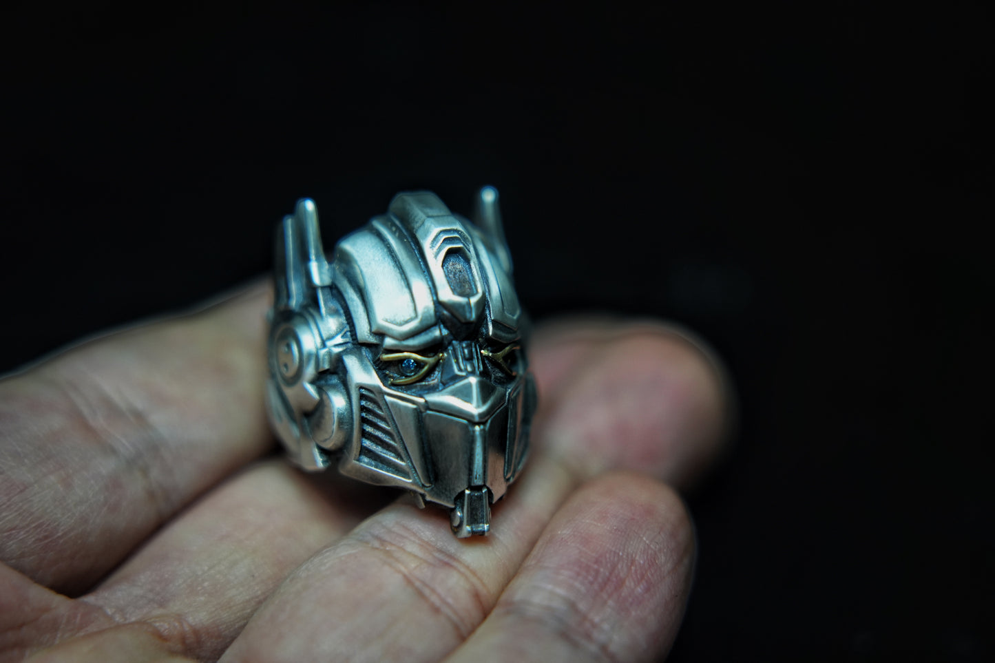 Optimus Prime Sterling Silver Ring
